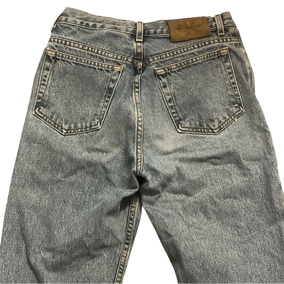 Vintage Calvin Klein made in USA jeans size 8P (28) double stone washed - Picture 5 of 11